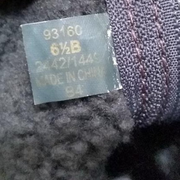 Lands End Suede Back Zip Ankle Boots Size 6.5 Charcoal Grey Color - Picture 7 of 7